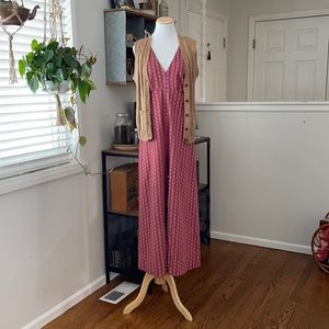 60’s-70’s Bell Bottom V Neck Jumper Handmade